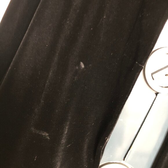 Black Velvet Belted Jacket, Jones New York, Size 6 - Picture 5 of 14